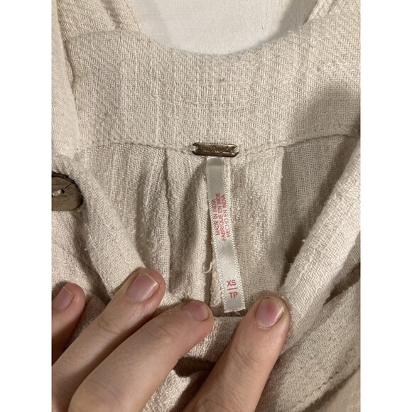 Free People Free-Est Sun-Drenched Overalls Jumpsuit Wide-Leg Slouchy XS 282016 - Picture 4 of 8